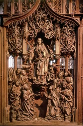 Asunción de la Virgen, panel central del Marienaltar, 1505-10